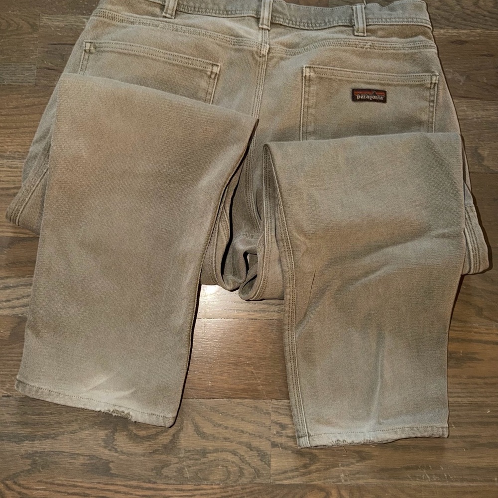 Patagonia Men's Brown Iron Forge 5 Pocket Work Pants Size 38 X 28 - Picture 6 of 9